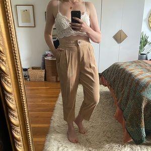 Vintage Cotton Tan Corduroy Pant